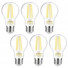 Ascher 60 Watt Equivalent, E26 LED Filament Light Bulbs, Daylight White 4000K...