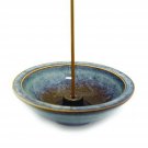 SHOYEIDO Mountain Mist Round Ceramic Incense Holder