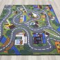 Ottomanson Jenny Collection Grey Base with Multi Colors Kids Children's Educa...