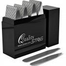 50 Metal Collar Stays in a Divided Box 24 - 2.2" & 26 - 2.5"
