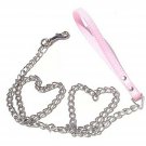 Goliton medium¡¢small-sized Dog Chain & PU Handle Leash Pet Safety Collar P c...