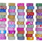 60 Rolls Glitter Washi Tape Set, Washi Masking Decorative Tapes for DIY Decor...