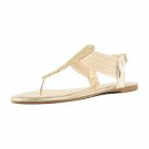 DREAM PAIRS SPPARKLY Women's Elastic Strappy String Thong Ankle Strap Summer ...