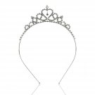 Tinksky Delicate Wedding Party Children Flower Girl Crystal Rhinestones Heart...