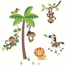CherryCreek Decals Jungle Monkeys Giant Peel & Stick Wall Sticker Decal