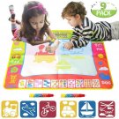 POKONBOY Aqua Magic Mat 4 Color Children Water Doodle Magic Drawing Book Mat ...