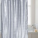 Carnation Home Fashions FSC15-FS/65 Shimmer Faux Silk Shower Curtain, Pewter