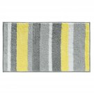 iDesign Stripz Bath, Machine Washable Microfiber Accent Rug for Bathroom, Kit...