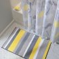 iDesign Stripz Bath, Machine Washable Microfiber Accent Rug for Bathroom, Kit...
