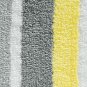 iDesign Stripz Bath, Machine Washable Microfiber Accent Rug for Bathroom, Kit...