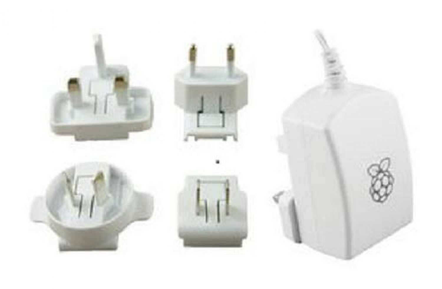 Distributed By MCM Official Raspberry Pi Foundation 5V 2.5A Power Supply White