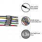 20pack Colored Nylon Coated Stainless Steel Wire Keychains 2mm 6.3 Inches Air...