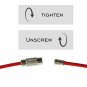 20pack Colored Nylon Coated Stainless Steel Wire Keychains 2mm 6.3 Inches Air...
