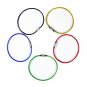 20pack Colored Nylon Coated Stainless Steel Wire Keychains 2mm 6.3 Inches Air...