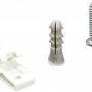 Closetmaid #7546 12PK White Down/Wall Clip 1