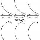 Creative Hobbies 10 Inch Tall Silver Chrome Wire Ornament Display Hanger Stan...