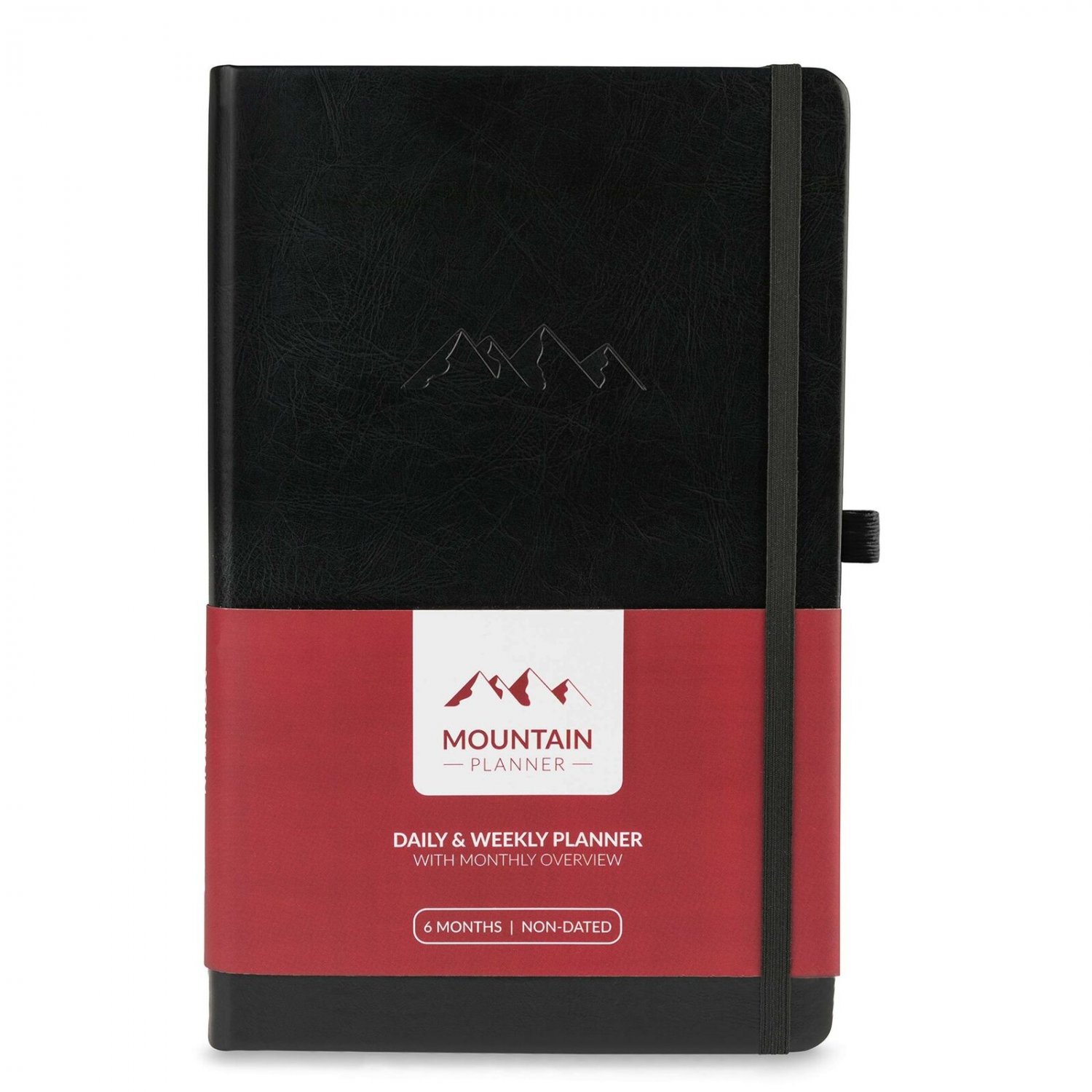 Mountain Planner Classic &acirc;�� Undated Daily, Weekly Gratitude Journal, Monthly C...
