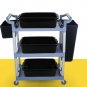Qsbon Commercial Plastic Bus Box/Tote Box, Black Bus Tub/Wash Basin Tub, Set ...