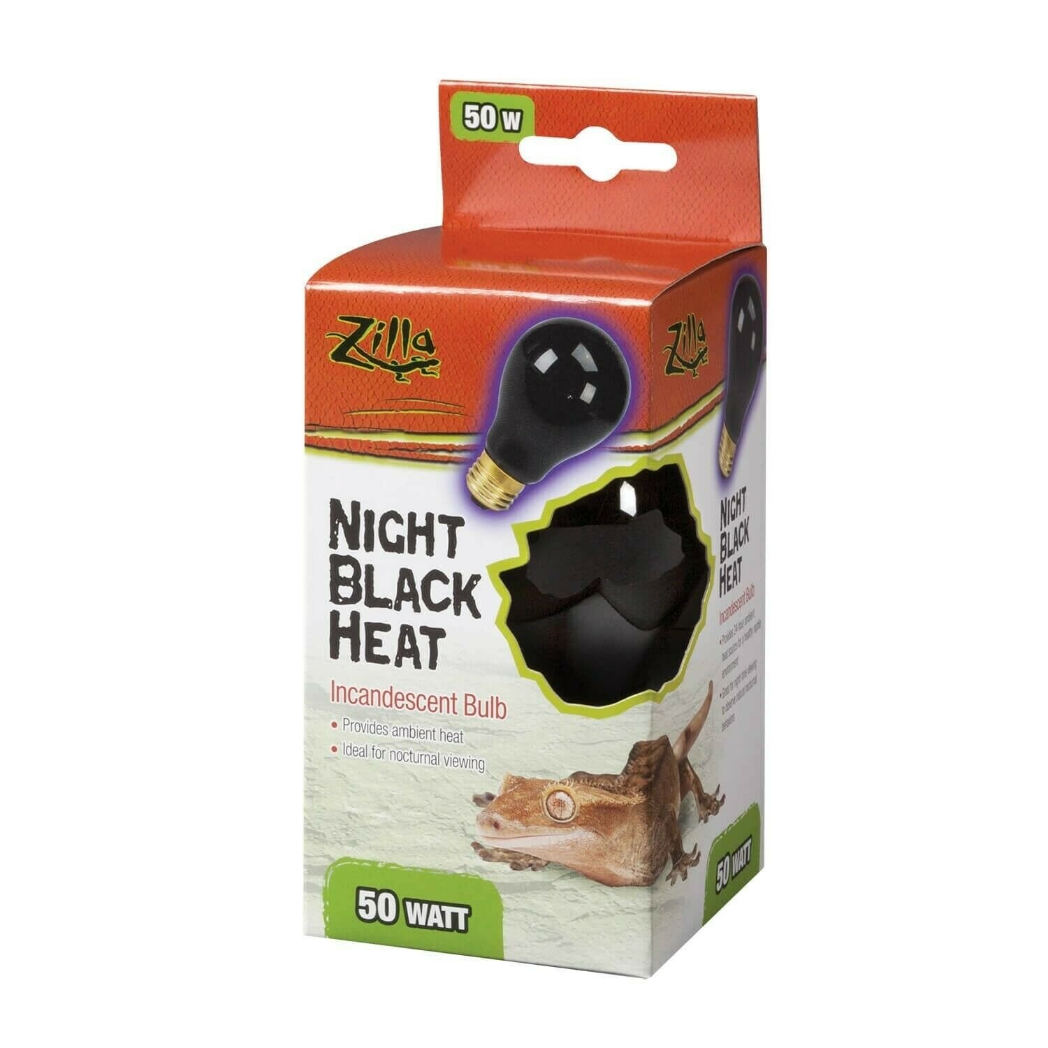 Zilla Incandescent Heat Bulb Night Black 50 Watts