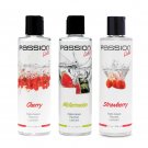 Passion Lubricants Passion Licks 3 Flavor Kit Cherry/Watermelon/Strawberry