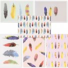 Best Paper Greetings 48-Pack All Occasion Watercolor Feather Blank Stationary...