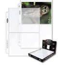 BCW Protective Pages Crystal Clear for Photographs or Postcards | 2-Pocket Pa...