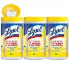 Lysol Disinfecting Wipes, Lemon & Lime Blossom, 80ct (Pack of 3), Packaging M...