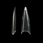 BeYou Clear Stiletto 500pcs Artificial Fake Nail Tips 10 Sizes 27512 for Nail...