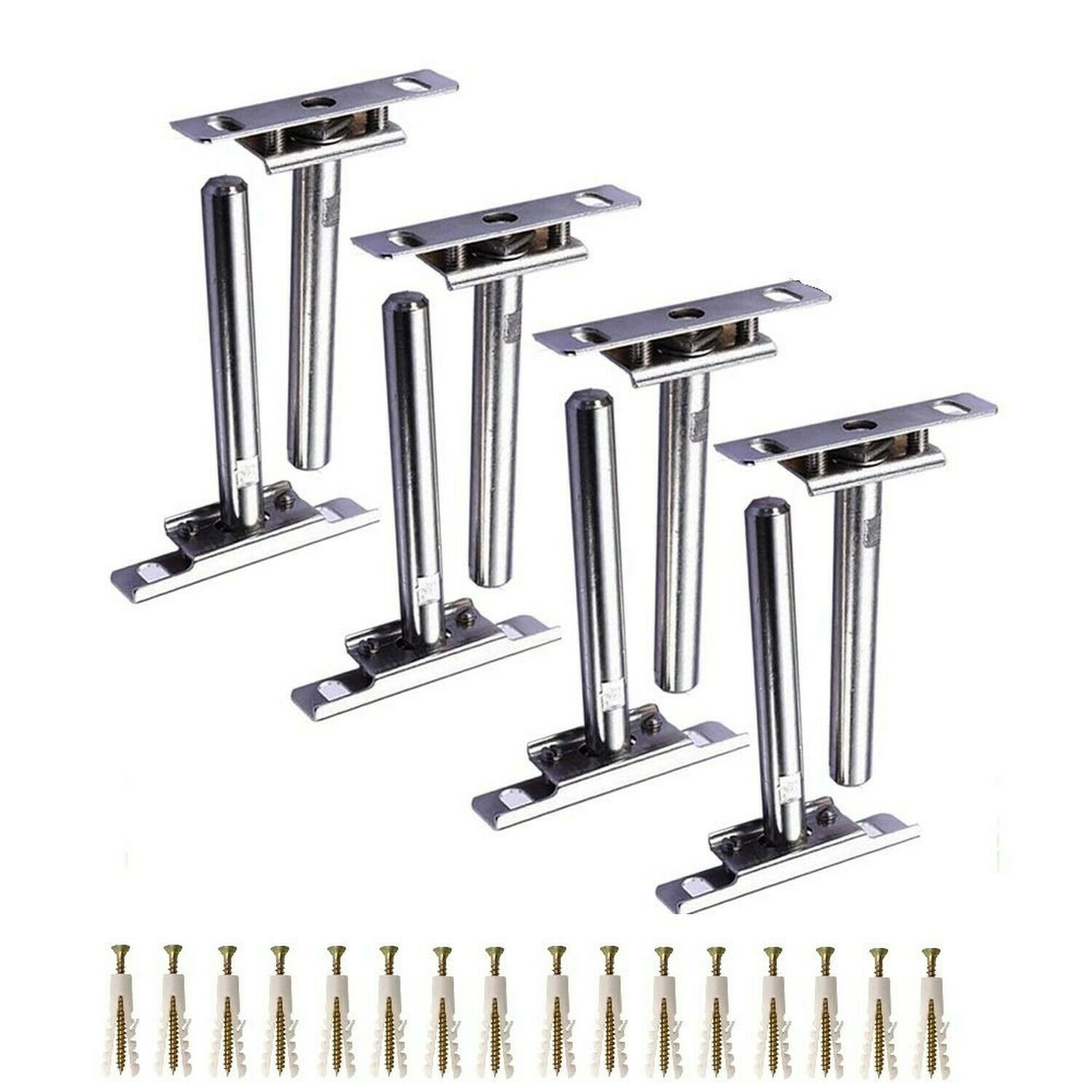 Floating Shelf Brackets - 8 Pack Floating Blind Invisible Shelf Bracket Suppo...