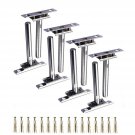 Floating Shelf Brackets - 8 Pack Floating Blind Invisible Shelf Bracket Suppo...