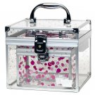 Caboodles Prima Donna Medium Case with Holographic Stars and Pink Dots Bonus ...