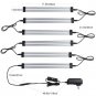 LEDGLE 24W LED Under Cabinet Lighting Kit Plug in,6 pcs 12 Inches Cabinet Lig...