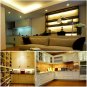 LEDGLE 24W LED Under Cabinet Lighting Kit Plug in,6 pcs 12 Inches Cabinet Lig...