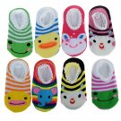 Cren 5 Pairs Baby Girls Toddler Anti Slip Skid Socks For 0-12 Months, Length ...