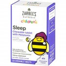 Zarbee's Naturals Children's Sleep Chewable Tablet with Melatonin, Natural Gr...