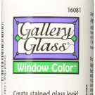 Gallery Glass Window Color (8 Ounce), 16081 Crystal Clear 8 oz.