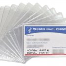 New Medicare Card Holder Sleeve Protectors Clear (New Medicare 12)