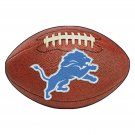 FANMATS NFL Detroit Lions Nylon Face Football Rug Football Mat