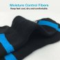 BERING Men's Athletic Low Cut Ankle Socks for Running, Golf, and Workout (6 P...