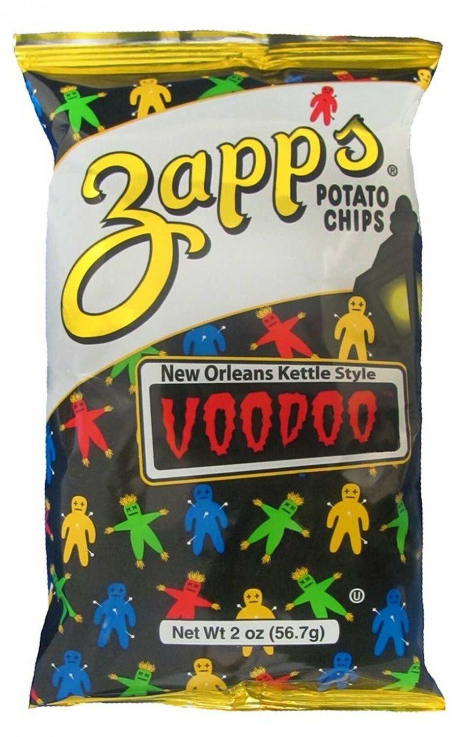 Zapp&acirc;��s New Orleans Kettle-Style Potato Chips, Voodoo Flavor &acirc;�� Crunchy Chips w...