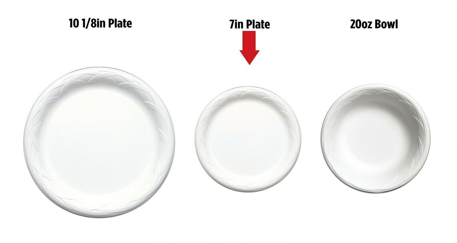 Vanity Fair Impressions Disposable Dessert Plates, Paper Plates, 60