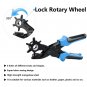 BONROB Leather Hole Punch Hole Punch Tool Belt hole Punch Pliers with measuri...