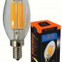 SleekLighting 6-Watt E12 LED Filament UL and Energy Star listed Candelabra Li...