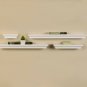 Melannco Floating Wall Mount Molding Ledge Shelves, Set of 4, White