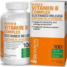 Bronson Super B Vitamin B Complex Sustained Slow Release (Vitamin B1, B2, B3,...