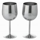 BNFUSA KTWGLS 2 Piece Stainless Steel Wine Goblet Set, NA