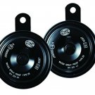 HELLA 011225802 Black 77mm 12V BX Disc Horn Kit (Universal Fit) Universal Fit