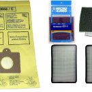 11 Kenmore Type C or Type Q Premium Allergen Canister Vacuum Bags, (1) Kenmor...