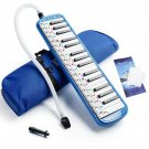 Vangoa Blue 32 Key Portable Melodica With Melodica Sticker, Carrying Bag for ...