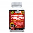 Turmeric Curcumin with Bioperine 1800mg - Highest Potency, Best for Joint Pai...